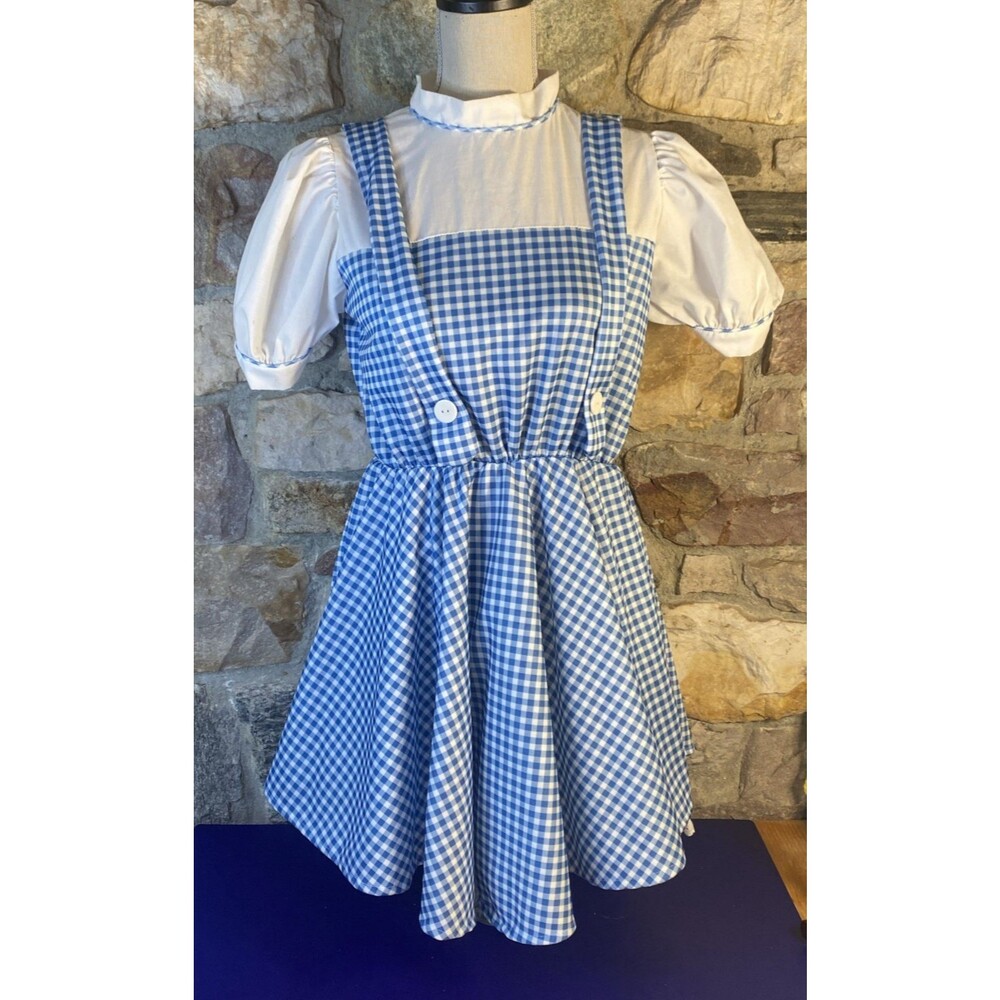 Girls Wizard of Oz Dorothy Halloween Costume in Sz Large 10-14 Height 54" to 60"